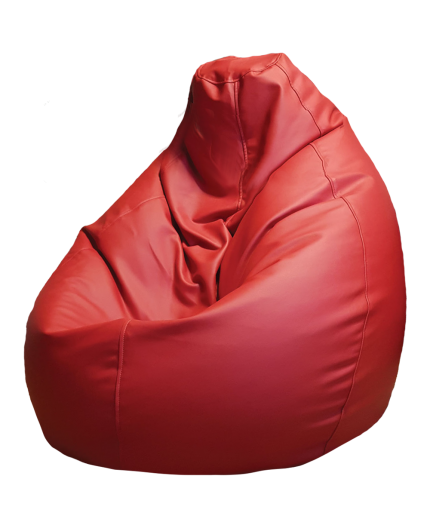 Sēžammaiss no mākslīgās ādas XL(250L) - Sarkans