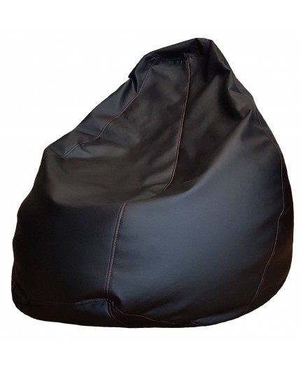 Sēžammaiss no mākslīgās ādas XL(250L) - Melns
