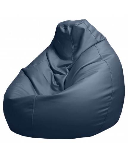 Sēžammaiss no mākslīgās ādas XXL (350L) - Tumši Zils