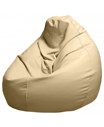 Sēžammaiss no mākslīgās ādas XXL (350L) - Bēšs