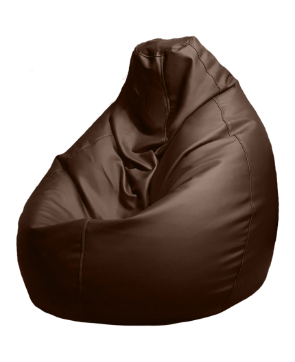Sēžammaiss no mākslīgās ādas XL(250L) - Tumši Brūns